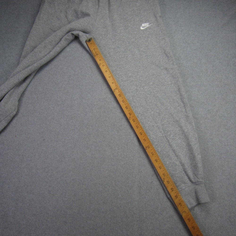 Nike Jogger Mens Small Gray Sweatpants Fleece Cuffed Cotton Blend - Picture 9 of 12